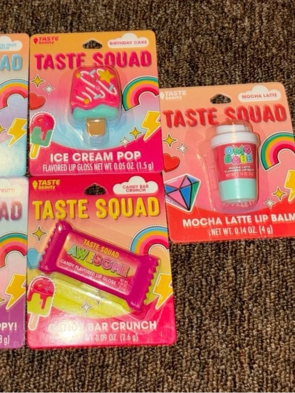 taste beauty taste squad lip bundle + 2 mysteries